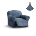 Blue Recliner Slipcover, Mille Righe Collection