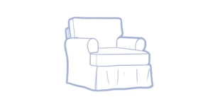 POTTERY BARN ARMCHAIR COVERS