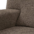 Vittoria Brown Chaise Lounge Slipcover, Microfibra Printed Collection