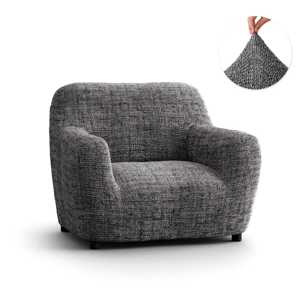 Vittoria Grey Armchair Slipcover, Microfibra Printed Collection