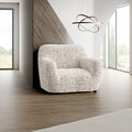 Vittoria Beige Armchair Slipcover, Microfibra Printed Collection