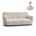 Vittoria Beige Sofa 3 Seater Slipcover, Microfibra Printed Collection