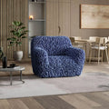 Navy Blue Armchair Slipcover, Fuco Velvet Collection