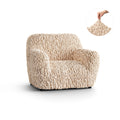 Champagne Armchair Slipcover, Fuco Velvet Collection