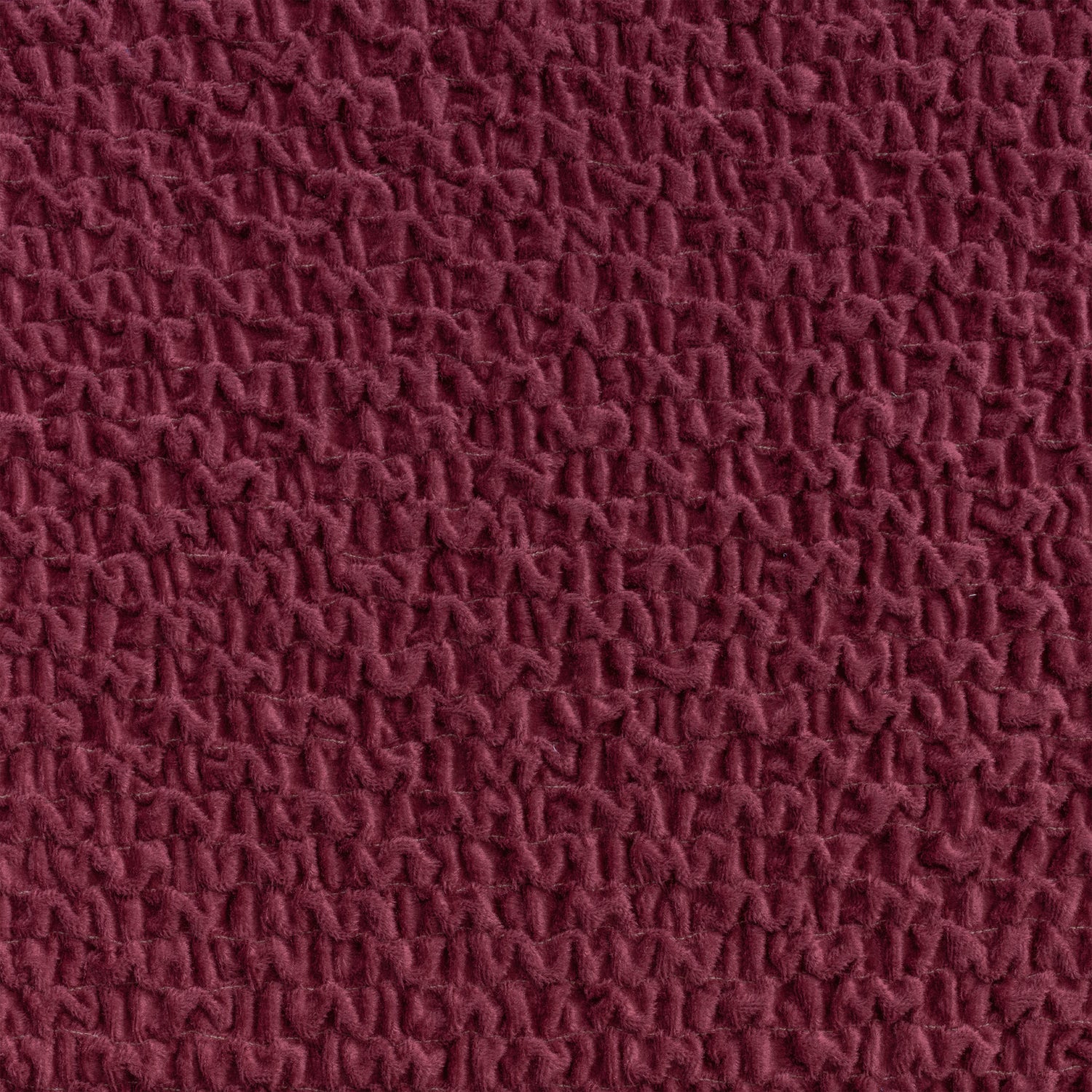 Burgundy Ottoman Slipcover (Medium), Velvet Collection