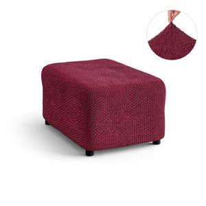 Ottoman Slipcover, Velvet Collection