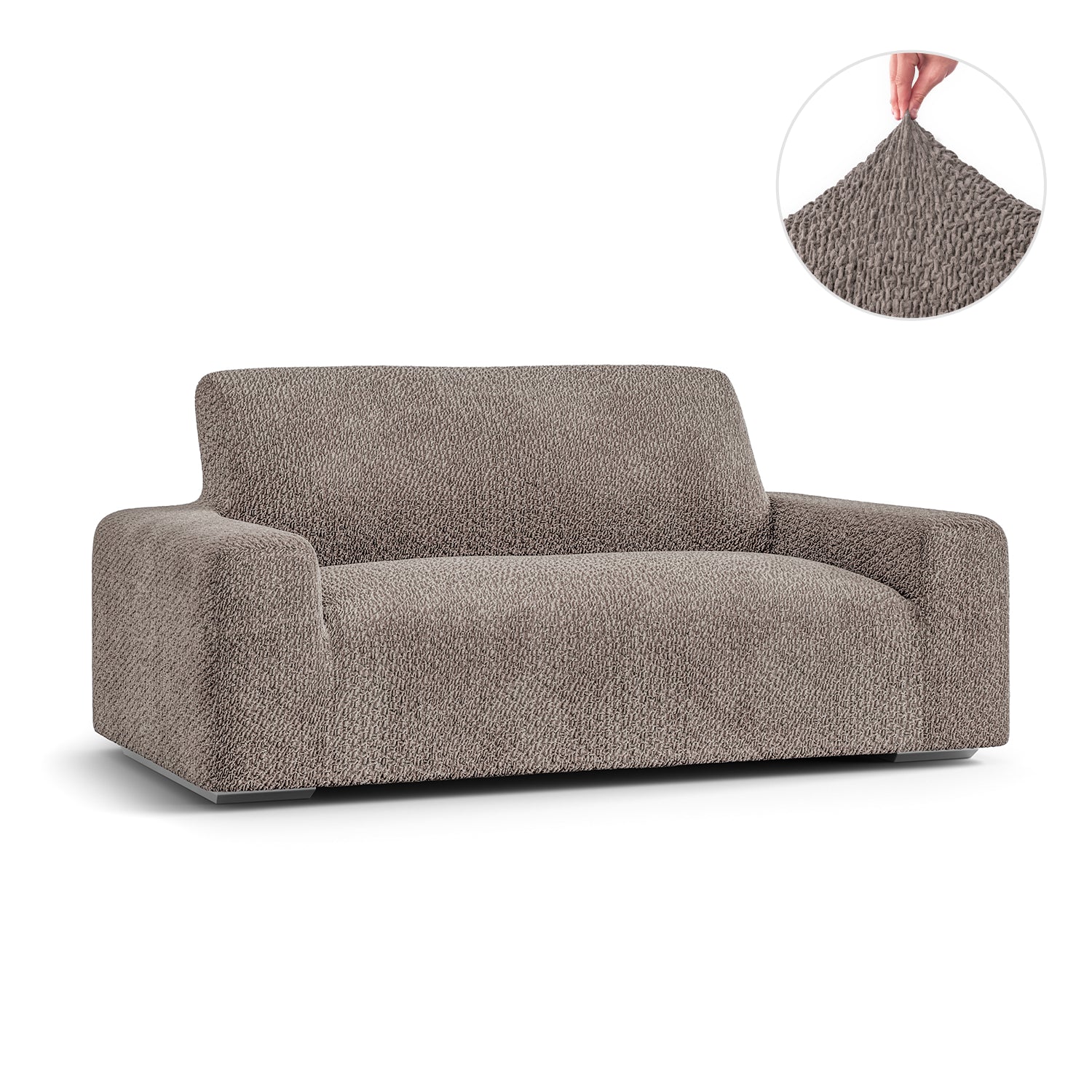 Loveseat 2 Seater Slipcover, Velvet  Collection