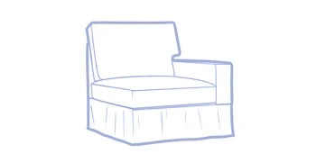 COMFORT SQUARE RIGHT/LEFT ARM