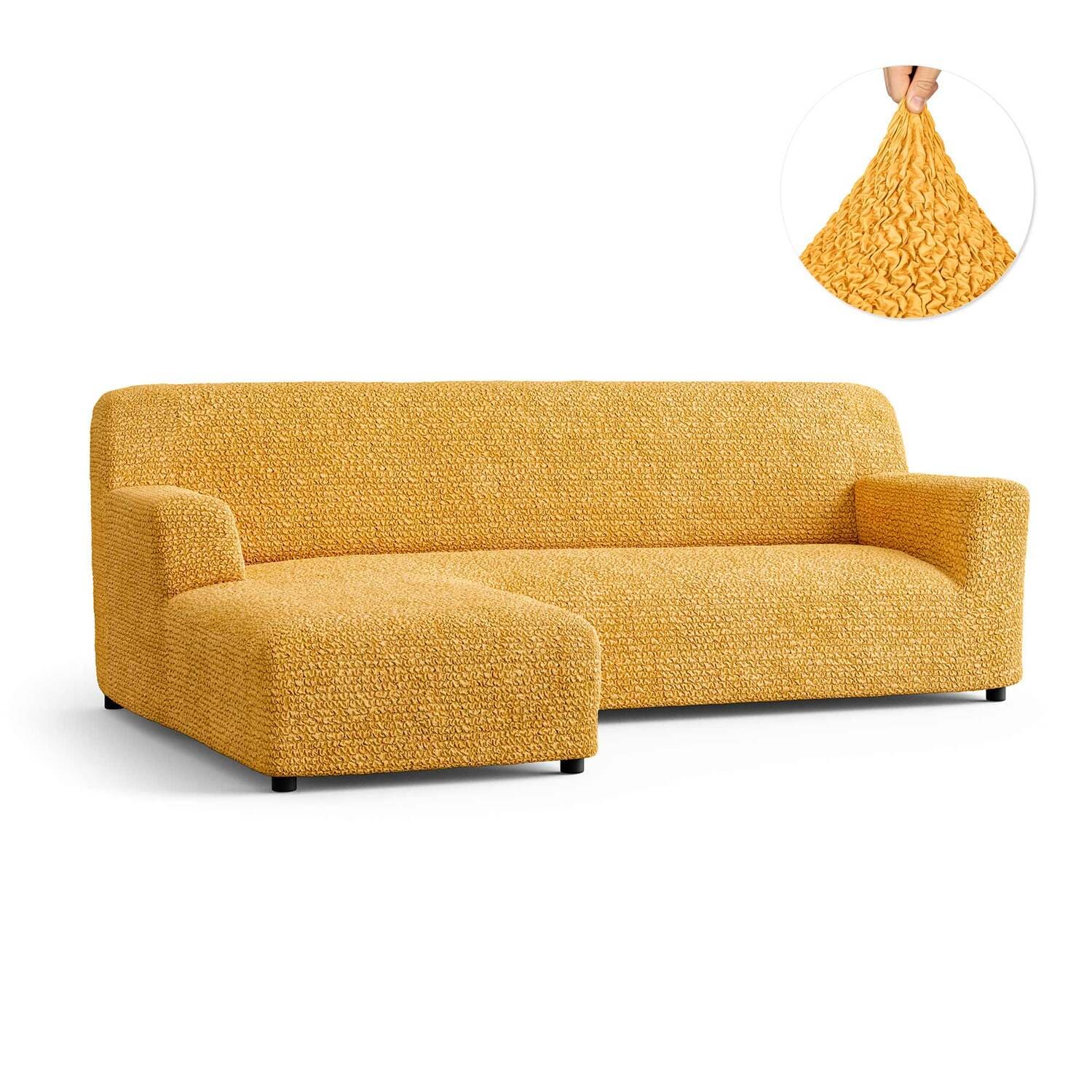 L-Shaped Sofa Slipcover (Left Chaise), Microfibra Collection