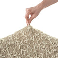 Beige Artistico Recliner Slipcover, Jacquard 3D Collection