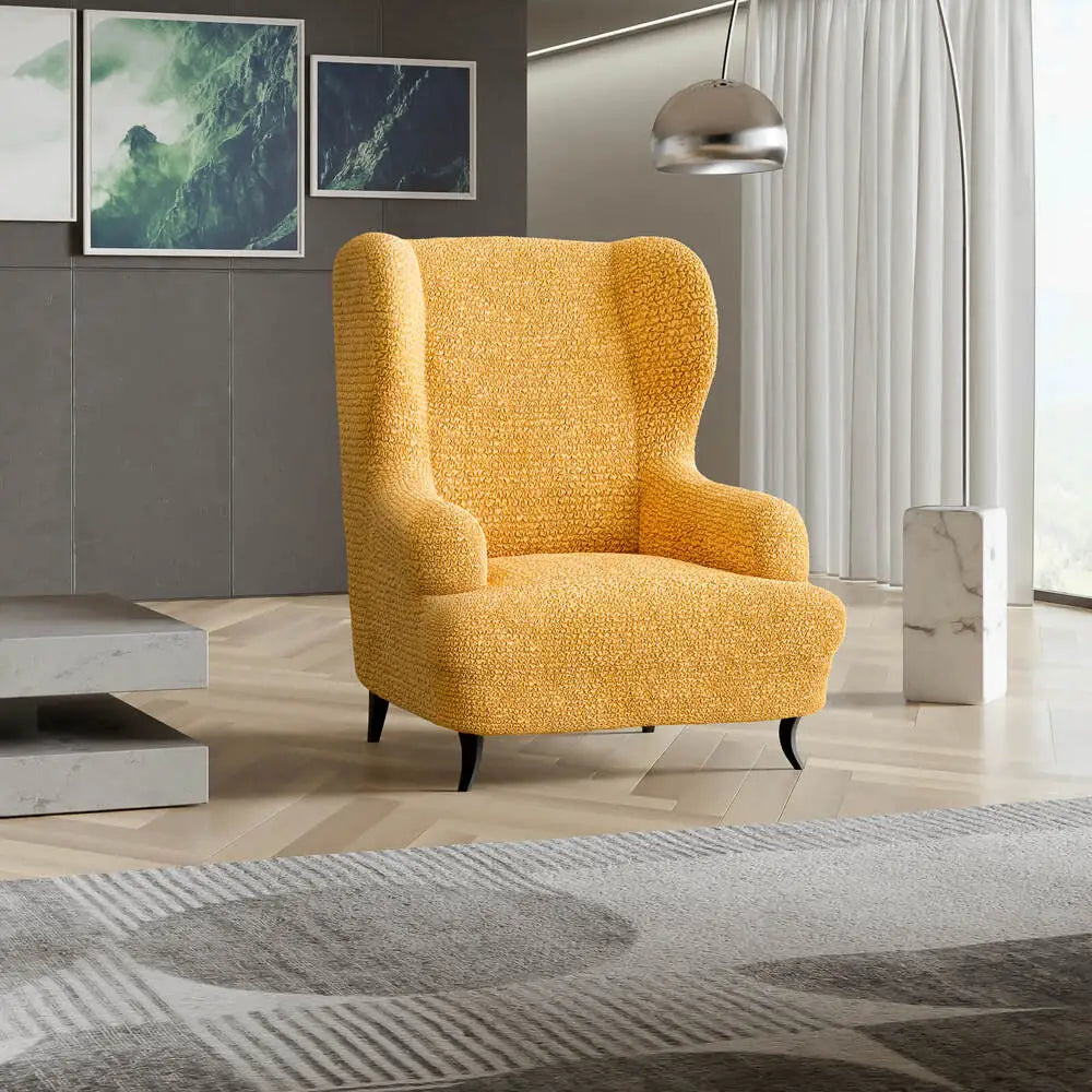 Mango Wingback Chair Slipcover, Microfibra Collection