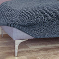 Blue Ottoman Slipcover (Medium), Mille Righe Collection